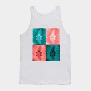 MeepNana Teal Quads Tank Top